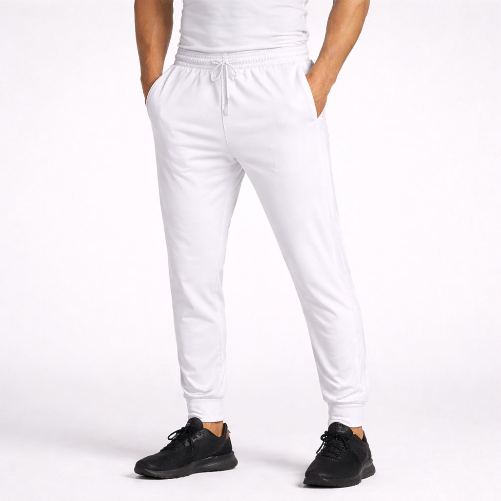 White Drifit Track Pants Polar Form