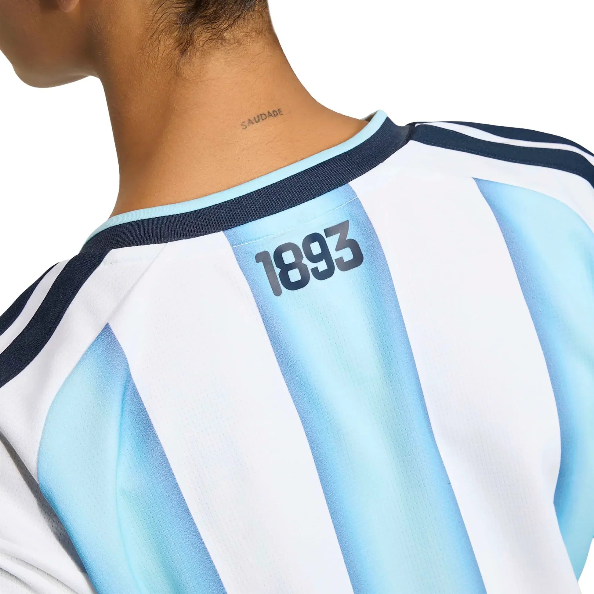 2026 Argentina Ladies' Home Cropped Football Shirt - World Cup 2026