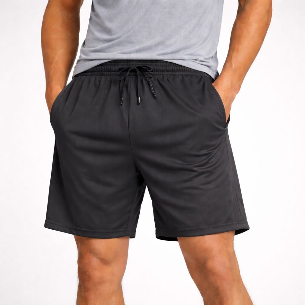 Pantalones cortos deportivos gris oscuro Iron Pulse