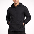 Black Windbreaker Jacket Shadow Core