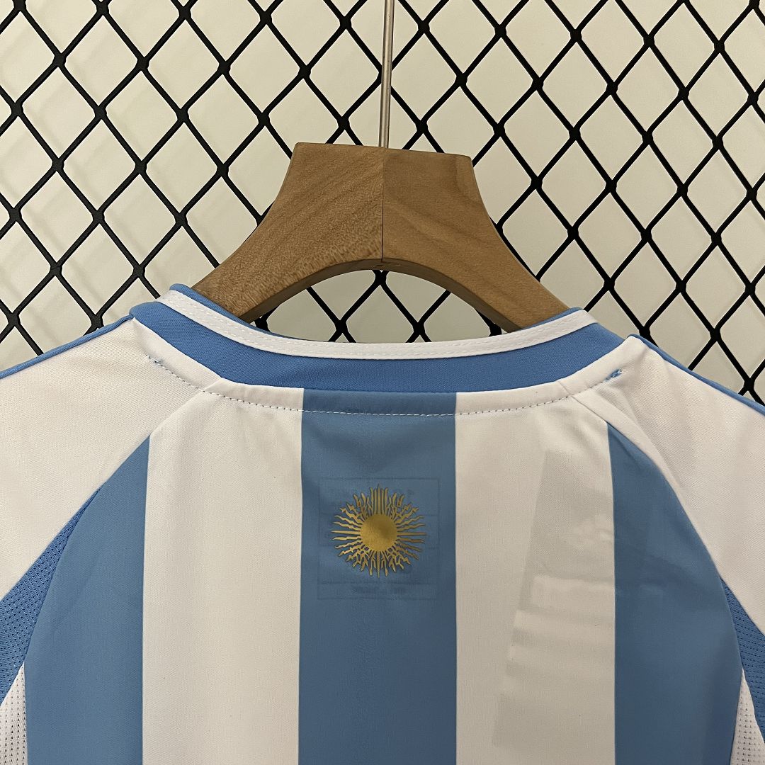 Argentina Home Youth Kit 2024 - Patch Fifa World Champions 2022
