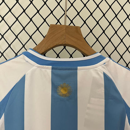 Argentina Home Youth Kit 2024 - Patch Fifa World Champions 2022