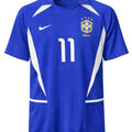 Brazil 2002 II Away Football Shirt Classic- Ronaldinho