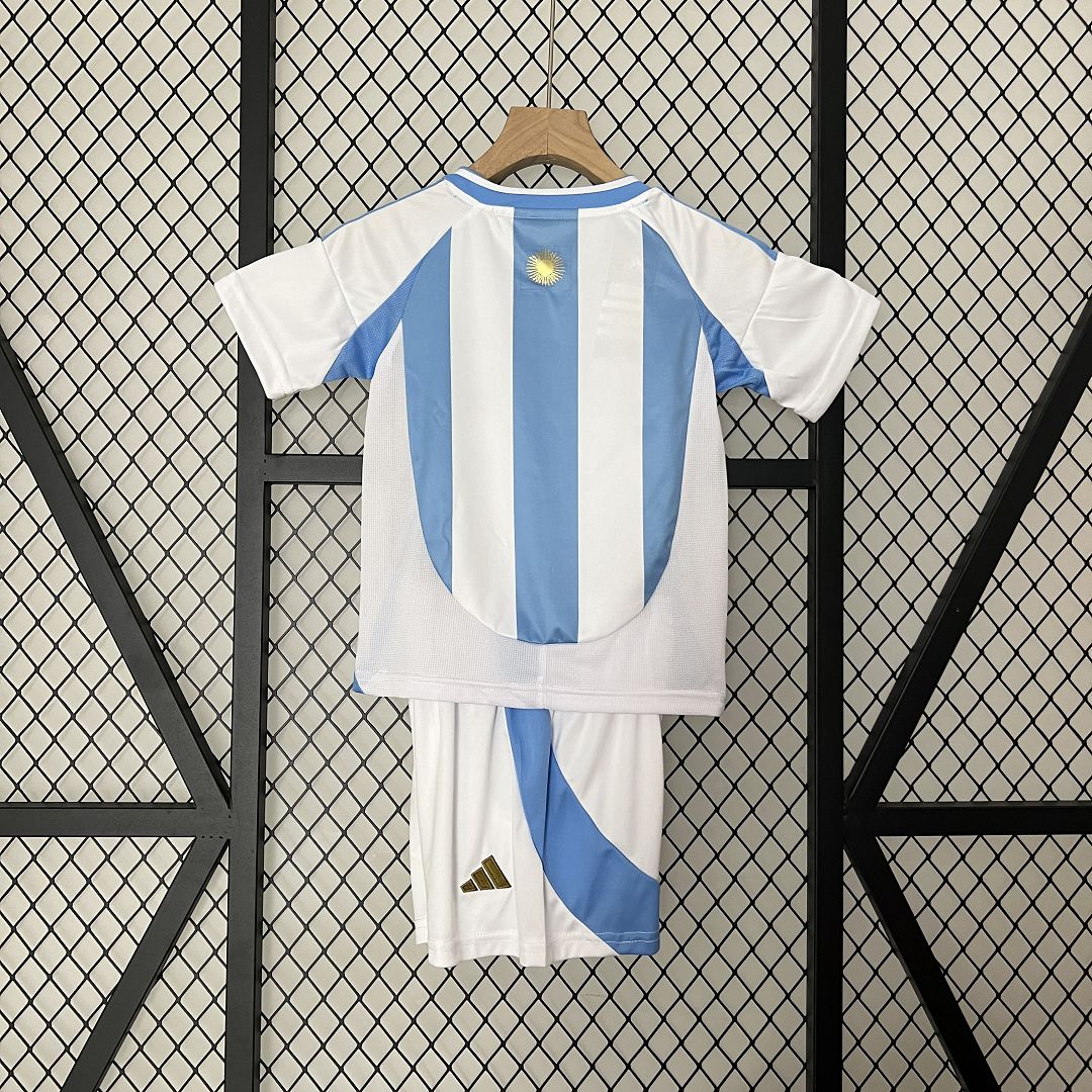 Argentina Home Youth Kit 2024 - Patch Fifa World Champions 2022