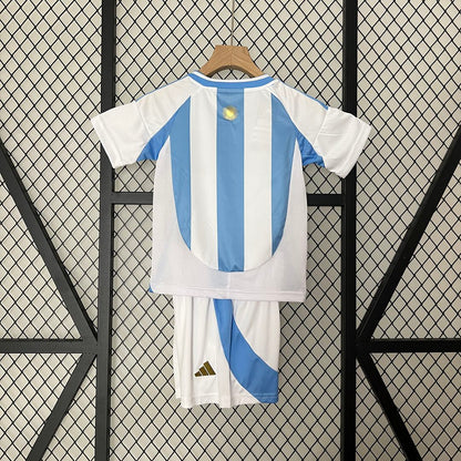 Argentina Home Youth Kit 2024 - Patch Fifa World Champions 2022