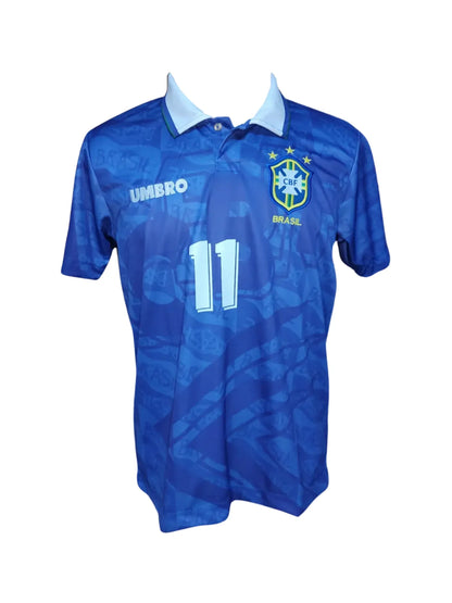 Brazil 1994 II Away Shirt Vintage - Romario