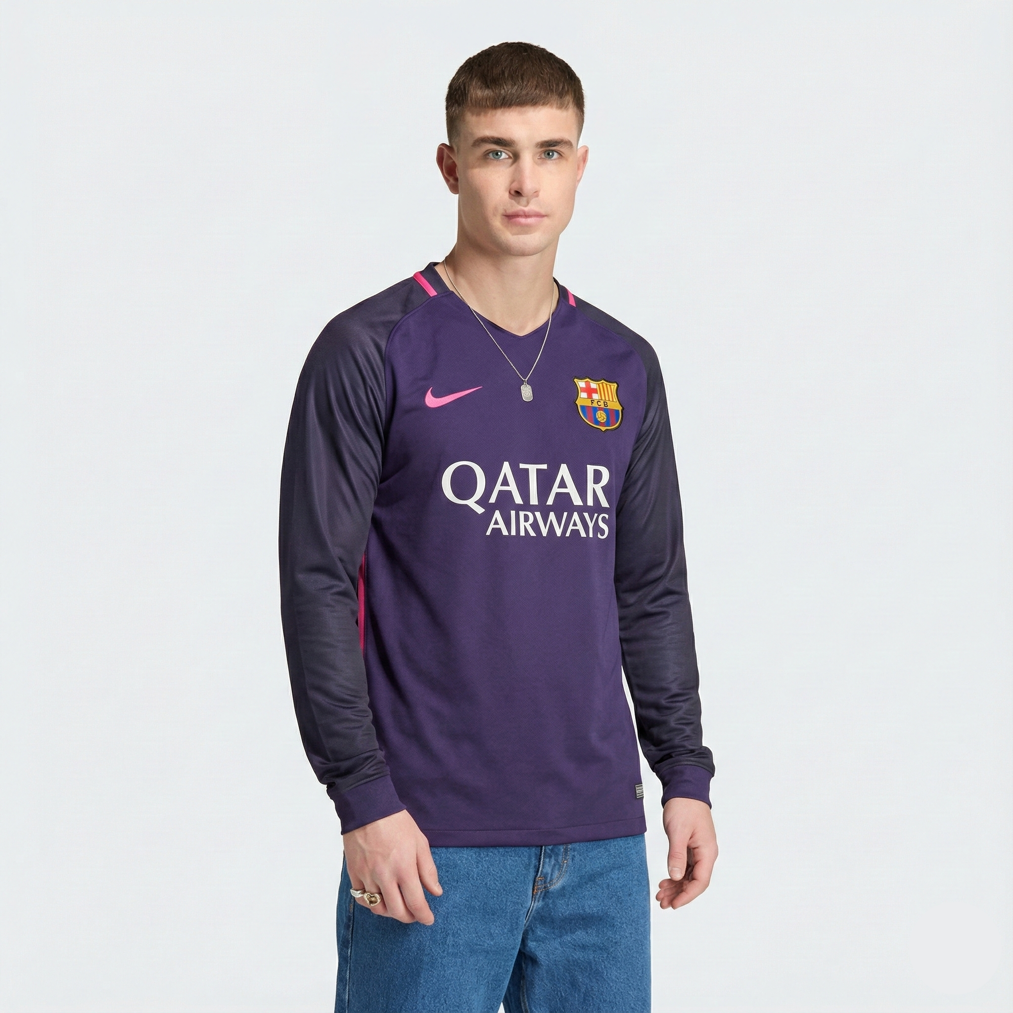Match Shirt Retro Barcelona 2016/17 I Longsleeve