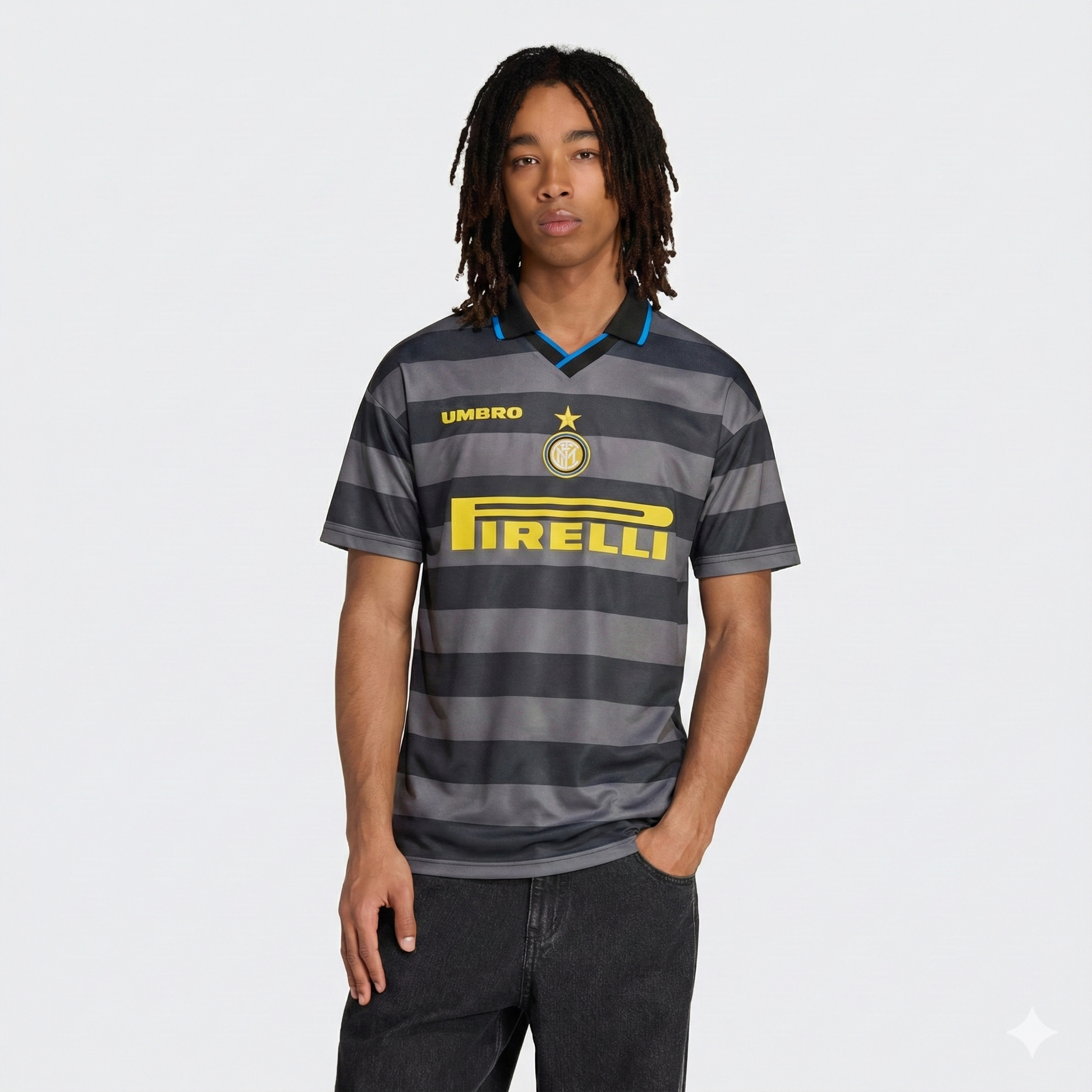 Football Shirt Vintage Inter de Milão 1997/98 II