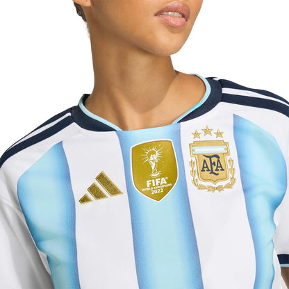 2026 Argentina Ladies' Home Cropped Football Shirt - World Cup 2026