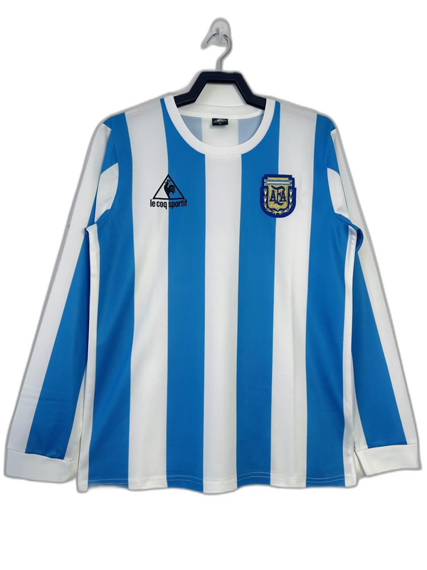 Argentina 1986 I Home Jersey - Long-Sleeve Vintage Edition