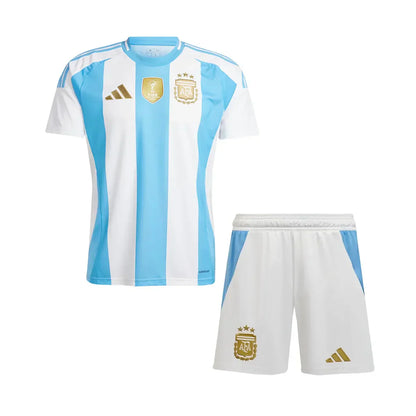 Argentina Home Youth Kit 2024 - Patch Fifa World Champions 2022