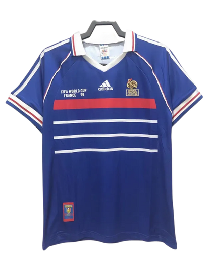 France 1998 I Home Football Shirt - Vintage Edition