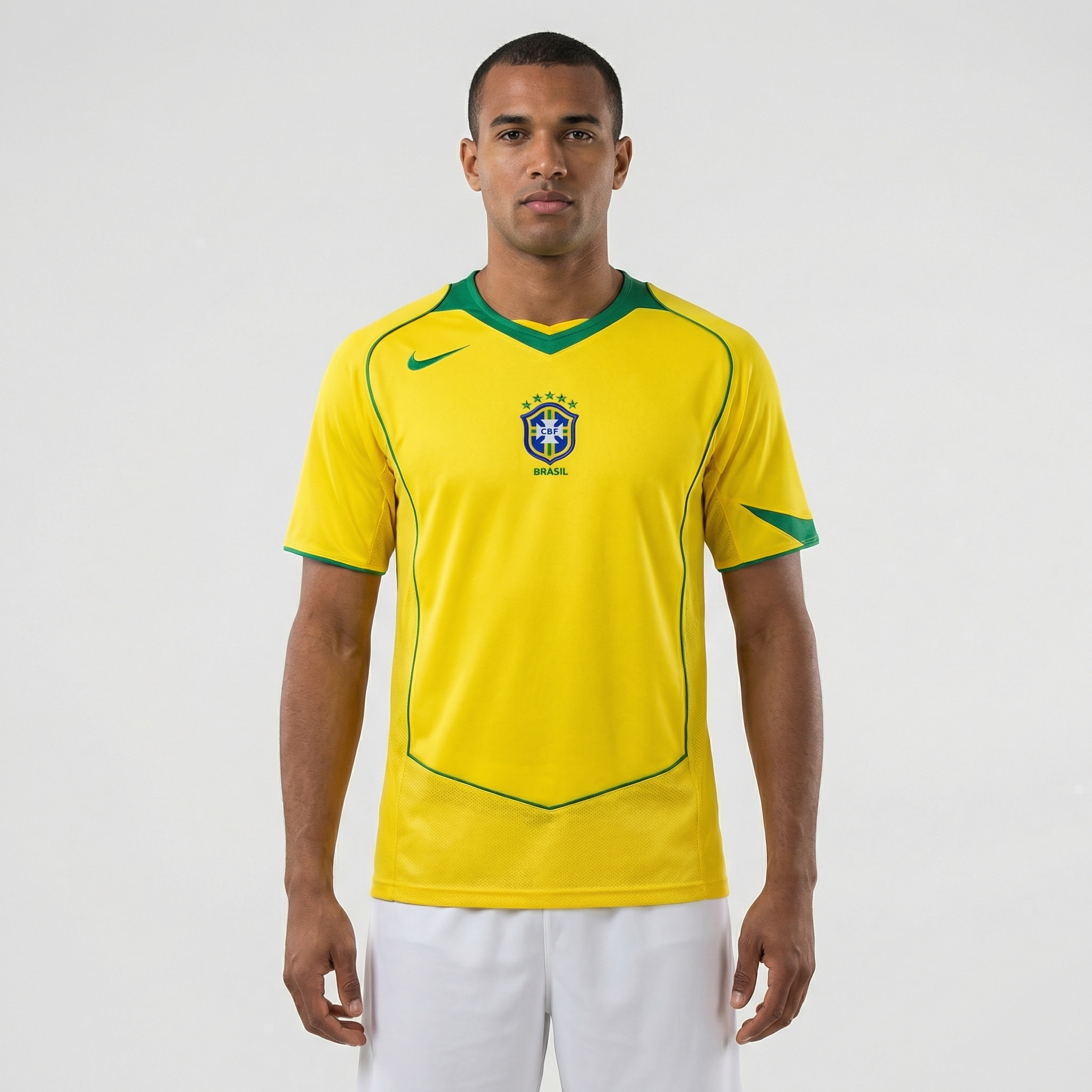 Soccer Jersey Brasil Throwback 2004